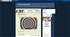 Desktop Screenshot of anunciostv.blogspot.com