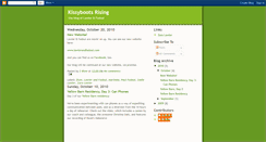Desktop Screenshot of kissybootsrising.blogspot.com