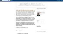 Desktop Screenshot of ecommerceconnoisseur.blogspot.com