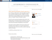 Tablet Screenshot of ecommerceconnoisseur.blogspot.com