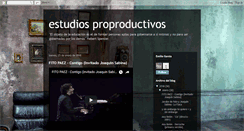 Desktop Screenshot of estudiosproproductivos.blogspot.com