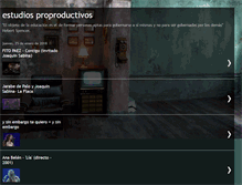 Tablet Screenshot of estudiosproproductivos.blogspot.com