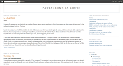 Desktop Screenshot of partageonsroute.blogspot.com