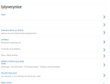 Tablet Screenshot of lylyverynice.blogspot.com