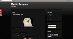 Desktop Screenshot of mysticdesigner.blogspot.com