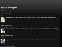 Tablet Screenshot of mysticdesigner.blogspot.com