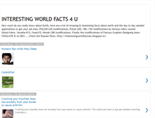 Tablet Screenshot of interestingworldfacts4u.blogspot.com