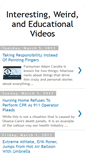 Mobile Screenshot of interesting-weird-educational-videos.blogspot.com
