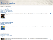 Tablet Screenshot of dametupalabra.blogspot.com