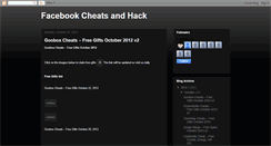 Desktop Screenshot of getfbcheats.blogspot.com