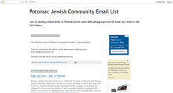 Desktop Screenshot of potomacjewish.blogspot.com