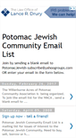 Mobile Screenshot of potomacjewish.blogspot.com