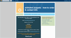 Desktop Screenshot of animatedpuppetsorders.blogspot.com