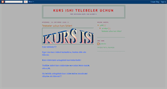 Desktop Screenshot of kursishi.blogspot.com