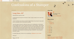 Desktop Screenshot of confessionsofastamper.blogspot.com