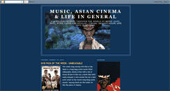 Desktop Screenshot of musicasiancinemaandlifeingeneral.blogspot.com