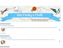 Tablet Screenshot of getfunkyandcraft.blogspot.com