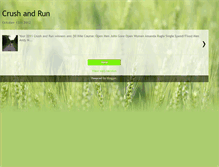 Tablet Screenshot of crushandrun.blogspot.com