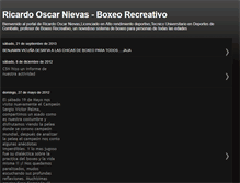 Tablet Screenshot of boxeo-recreativo.blogspot.com