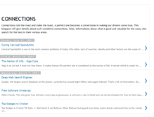 Tablet Screenshot of connectionss.blogspot.com
