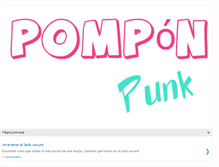 Tablet Screenshot of pomponpunk.blogspot.com