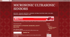 Desktop Screenshot of microsonic-sensors.blogspot.com