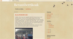 Desktop Screenshot of beraunberrikoak.blogspot.com