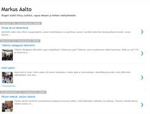 Tablet Screenshot of markusaalto.blogspot.com
