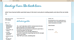 Desktop Screenshot of beadingfromthebackroom.blogspot.com