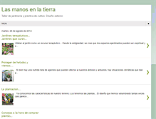 Tablet Screenshot of lasmanosenlatierra.blogspot.com