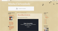 Desktop Screenshot of minhacuriosidade.blogspot.com