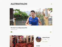 Tablet Screenshot of aletriathlon.blogspot.com