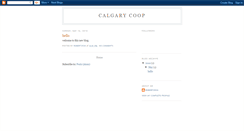 Desktop Screenshot of calgarycoop.blogspot.com