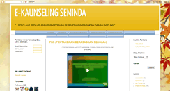 Desktop Screenshot of e-kaunselingseminda.blogspot.com