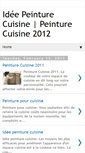 Mobile Screenshot of peinture-cuisine-2011.blogspot.com