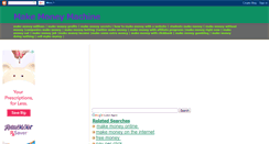 Desktop Screenshot of makemoneymachineblog.blogspot.com