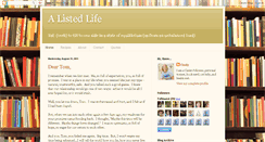 Desktop Screenshot of alistedlife.blogspot.com