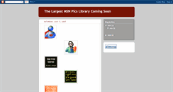 Desktop Screenshot of msn-pics.blogspot.com