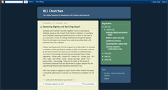 Desktop Screenshot of bcichurches.blogspot.com