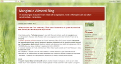 Desktop Screenshot of mangimiealimenti.blogspot.com