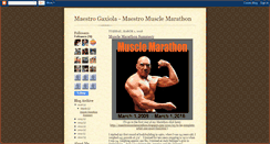 Desktop Screenshot of maestromusclemarathon.blogspot.com