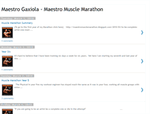 Tablet Screenshot of maestromusclemarathon.blogspot.com