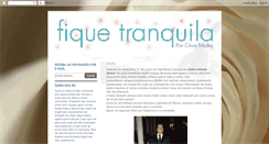 Desktop Screenshot of fiquetranquila.blogspot.com