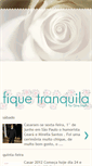 Mobile Screenshot of fiquetranquila.blogspot.com