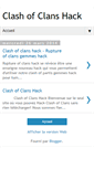 Mobile Screenshot of clashclanshackgemms.blogspot.com