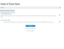 Tablet Screenshot of clashclanshackgemms.blogspot.com