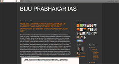 Desktop Screenshot of bijuprabhakar.blogspot.com