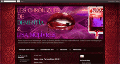 Desktop Screenshot of leschroniquesdedementia.blogspot.com