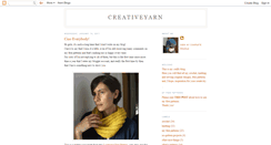 Desktop Screenshot of creativeyarn.blogspot.com