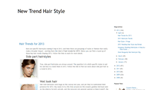 Desktop Screenshot of newtrendhairstyle.blogspot.com